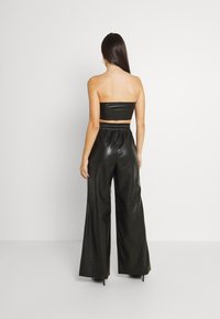 Good American WIDE LEG - Calças - black