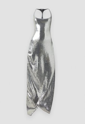 SEQUINS DRESS - Maksi garuma kleita - silver-coloured