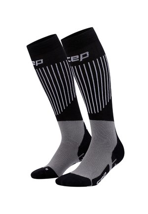 SKI COMPRESSION ULTRALIGHT TALL - Knee high socks - black grey