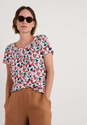 APPLETREE - Triko s potiskem - pink parasol floral chalk