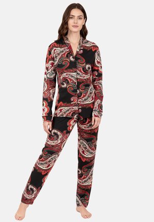 SET - Pizsama szett - black/red