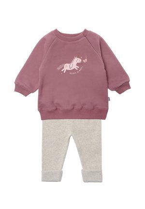 BEKLEIDUNGS-SET EINHORN - Sweatshirt - mehrfarbig
