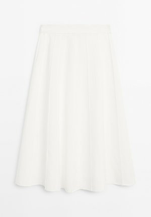 Massimo Dutti WITH SEAM DETAILS - A-Linien-Rock - white