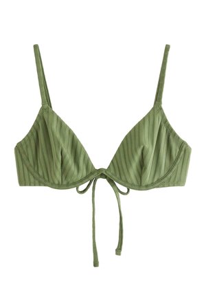 Lindex, Bikinitop - dk dusty green