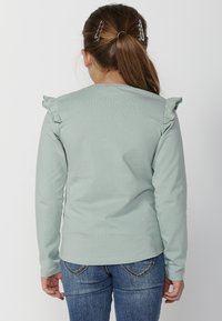 Koroshi Top s dlhým rukávom - kaki   khaki