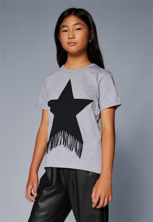 Camiseta estampada - grigio medio melange