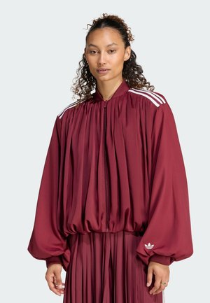 adidas Originals, SATIN PLEATED TRACK TOP - Training jacket - shadow red