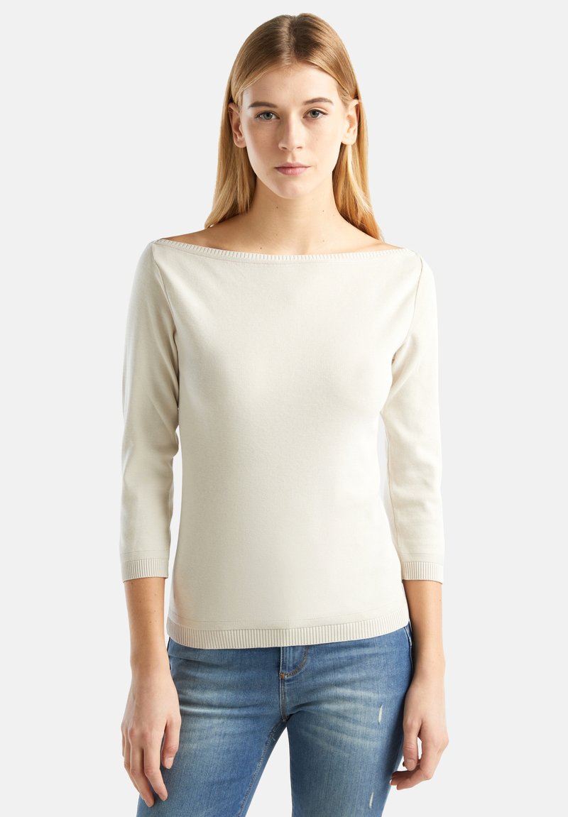 Maglia Girocollo Maglia Uomo Benetton Maglione Qualità Italiana - 4