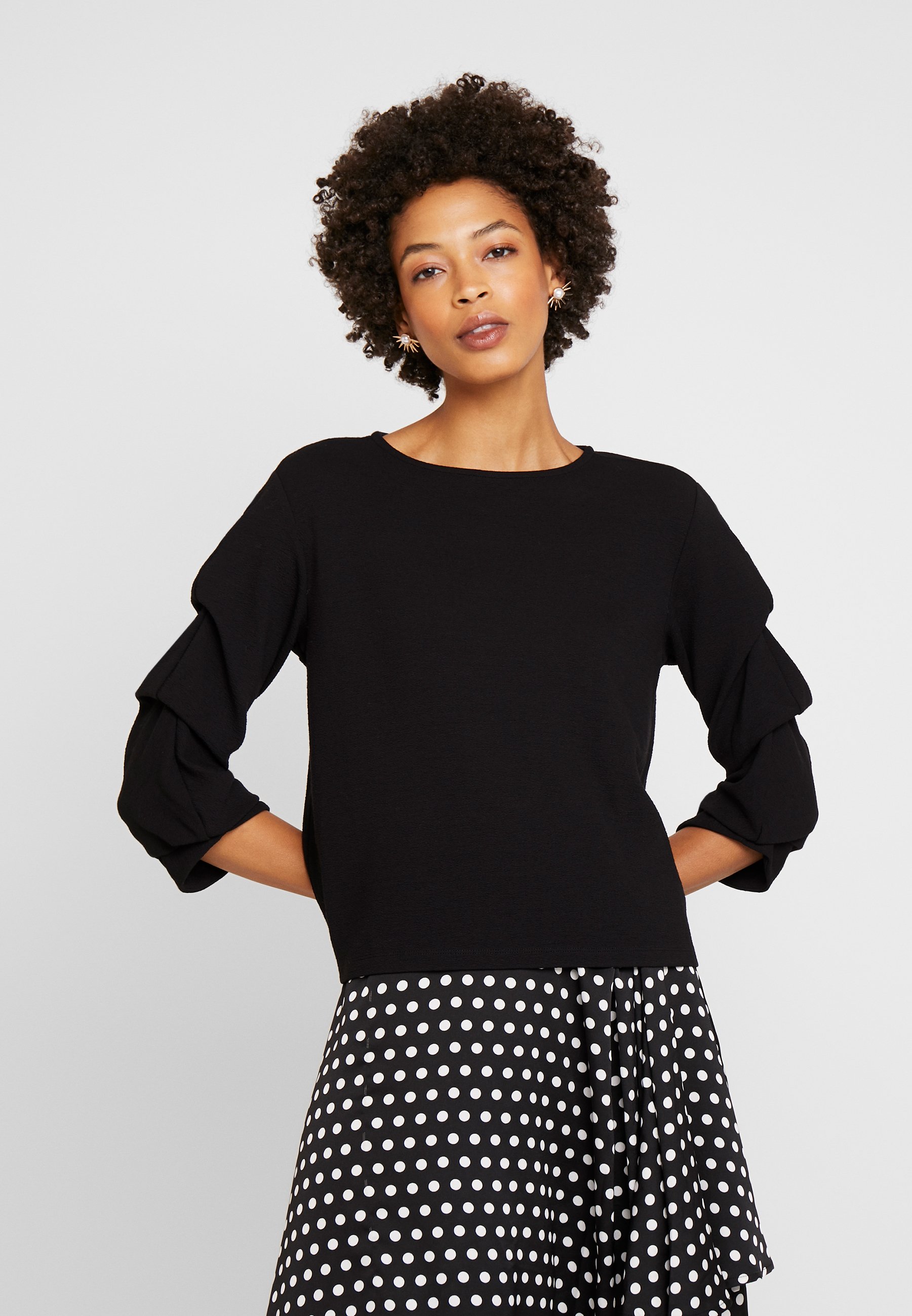 someday. KASONDA SOLID Topper langermet black Zalando.no someday. KASONDA SOLID - Topper langermet - black