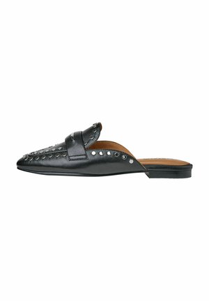 Pantolette flach - black