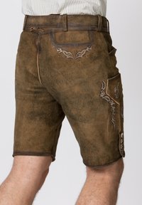 Stockerpoint HANS - Pantalón de cuero - havana