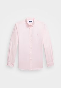 SLIM FIT GINGHAM STRETCH POPLIN SHIRT - Button down-skjorte - carmel pink/white