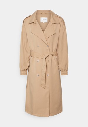 ONLSEPIA TRENCH - Manteau classique - tigers eye