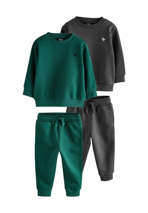 REGULAR FIT  JOGGERS SET 2 PACK - Chándal - charcoal grey green
