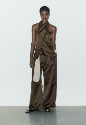 Skindbukser - dark green