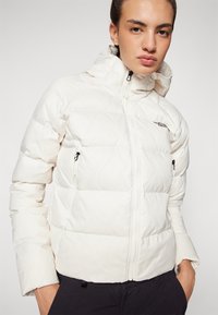 The North Face HYALITE DOWN HOODIE - Jakna ispunjena paperjem - white dune