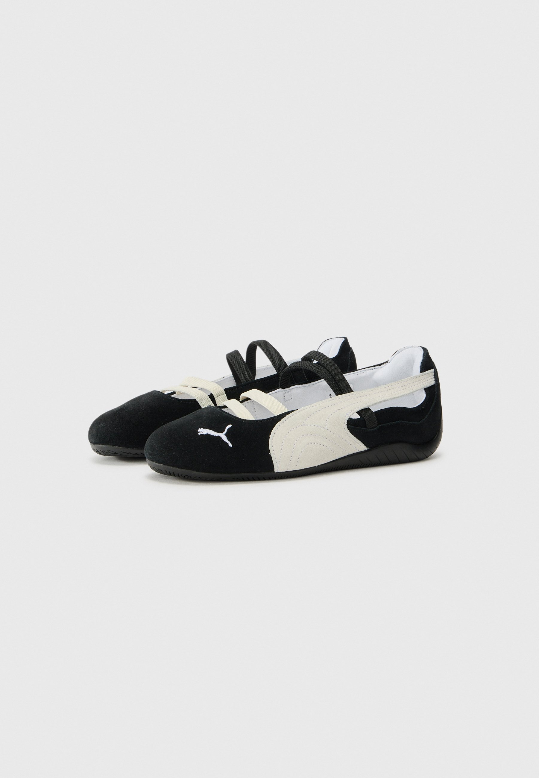 Puma SPEEDCAT - Ballet pumps - black/white/warm white/black
