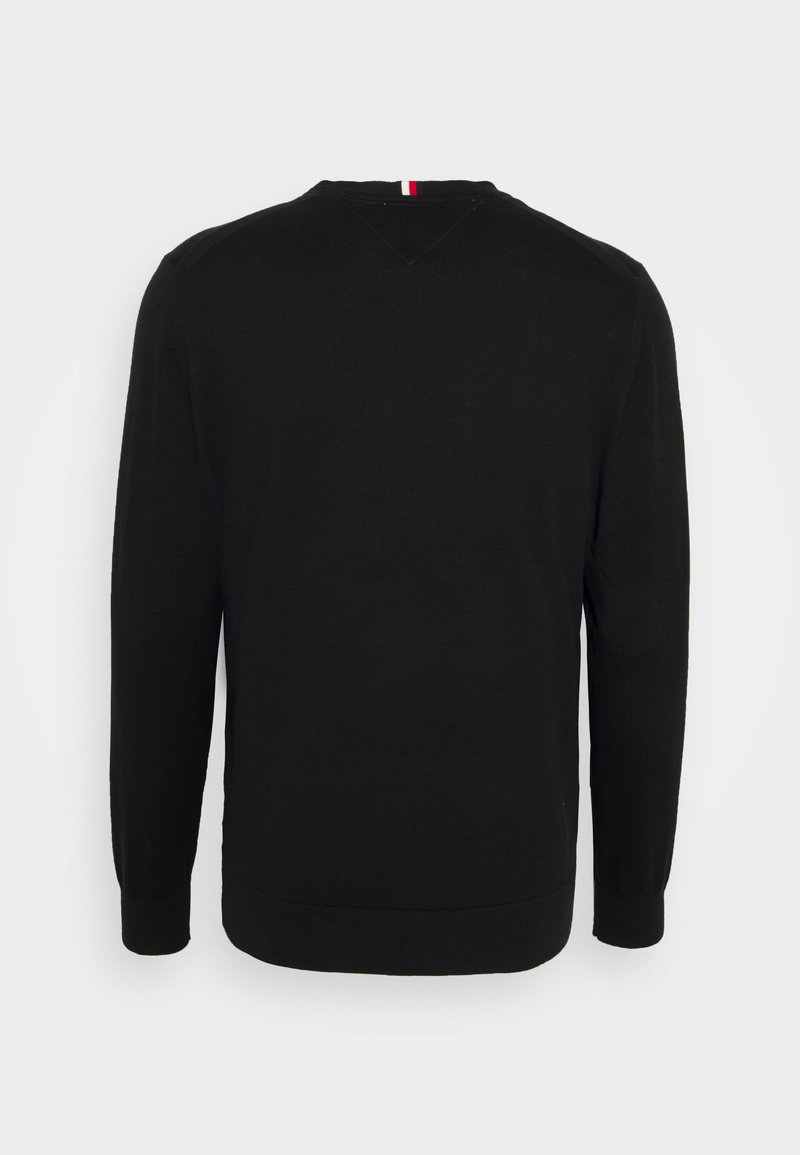 Tommy Hilfiger V NECK SWEATER - Pullover - black/noir - ZALANDO.FR