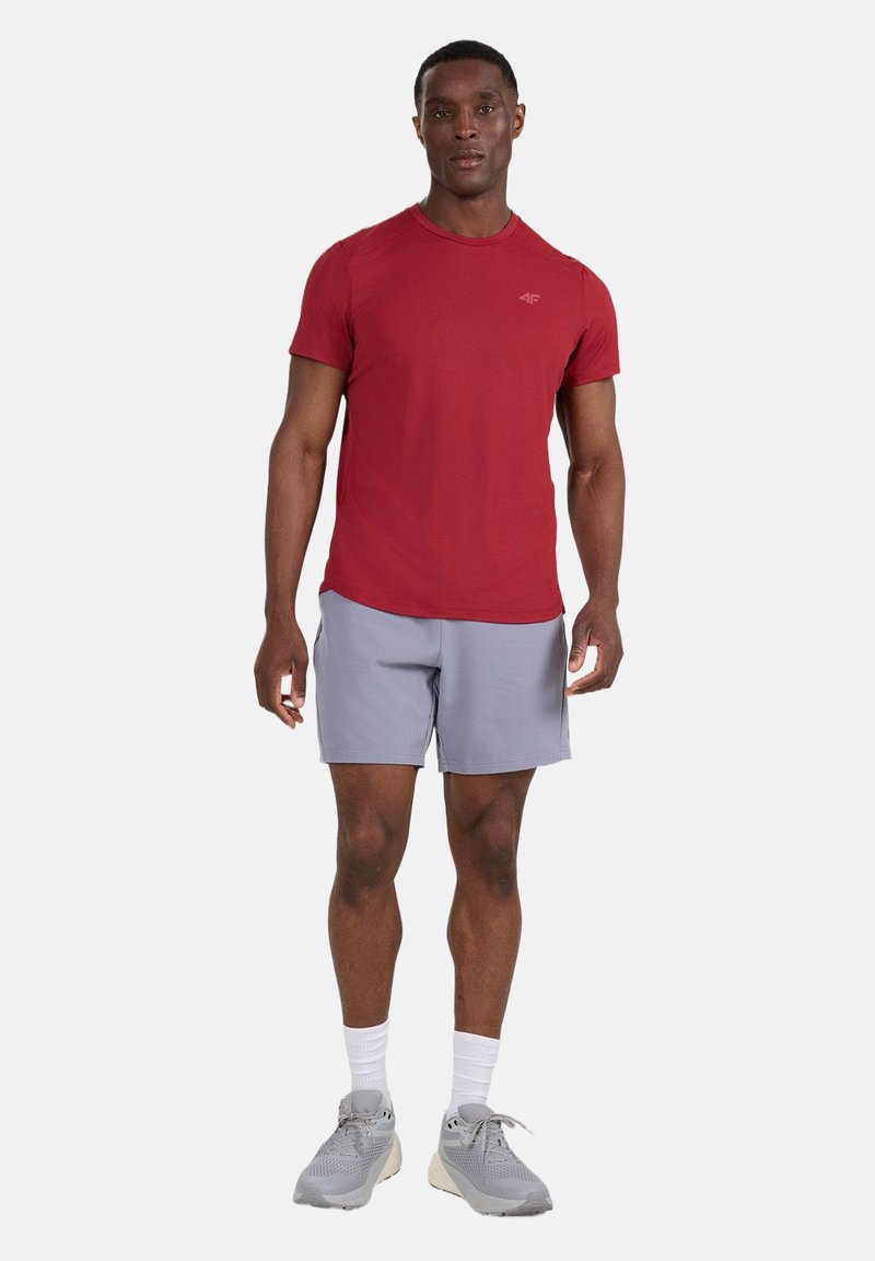 4F T-shirt basic rood