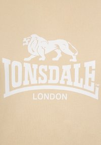 Lonsdale SHERBORNE - Felpa con cappuccio - beige/white