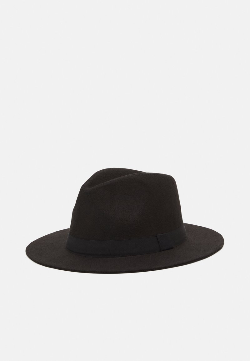 Jack & Jones - JACMEDO FEDORA HAT UNISEX - Hattu - black, Suurenna