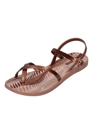 Riemensandalette - pink copper brown