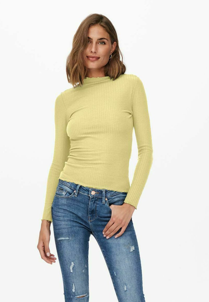 ONLY ONLEMMA - Striktrøje - straw