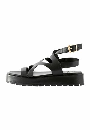 FOREVER COMFORT - Platform szandálok - black