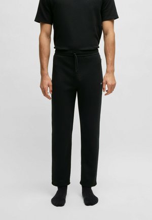 WAFFLE OPEN CUFFS - Pyjama bottoms - black one
