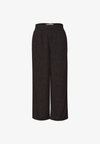 MID-WAIST STRAIGHT-LEG PANTS WITH A PRINT - Pantalon classique - molten earth