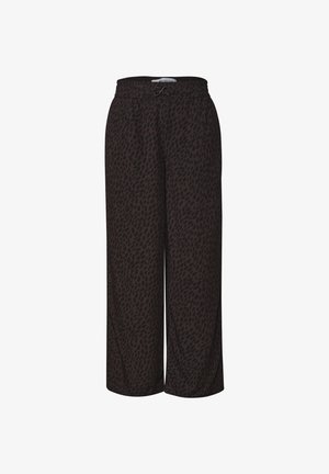 Street One, MID WAIST STRAIGHT LEG HOSE MIT PRINT - Pantalon classique - molten earth