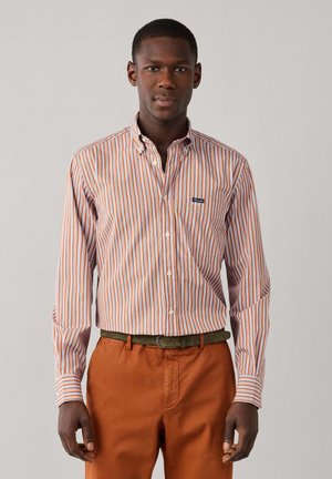 Façonnable, FAÇONNABLE SHIRT CL BD THIN REG POP - Camisa - toffee brown