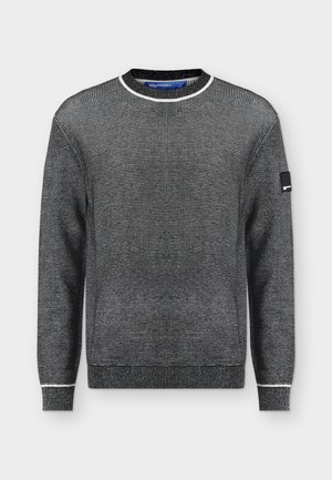 Karl Lagerfeld Jeans, AFFLE KNIT - Pulóver - black