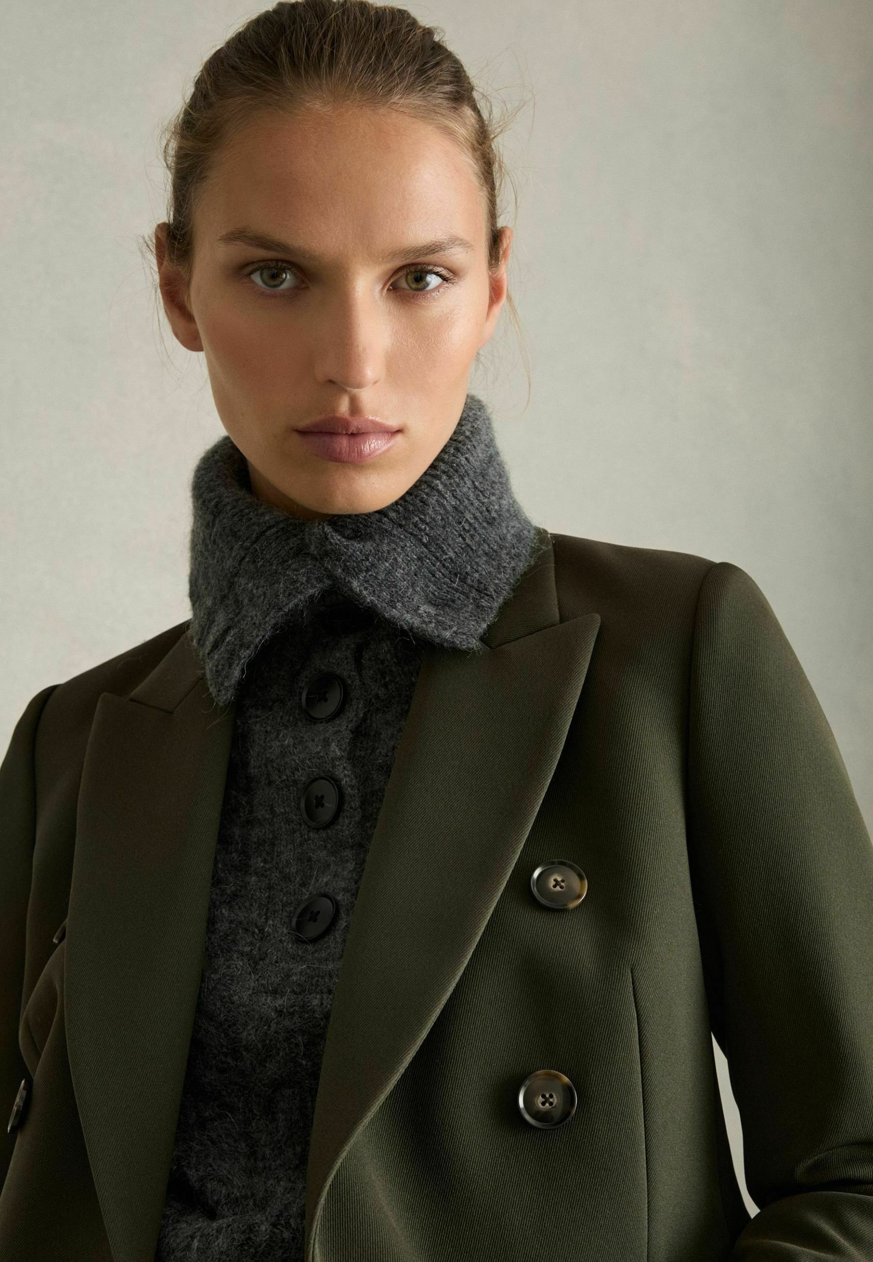 【海外限定】REISSジャケット☆Priya Double-Breasted Recycled Reiss REGULAR FIT - PRIYA DOUBLE-BREASTED - Blazer - green
