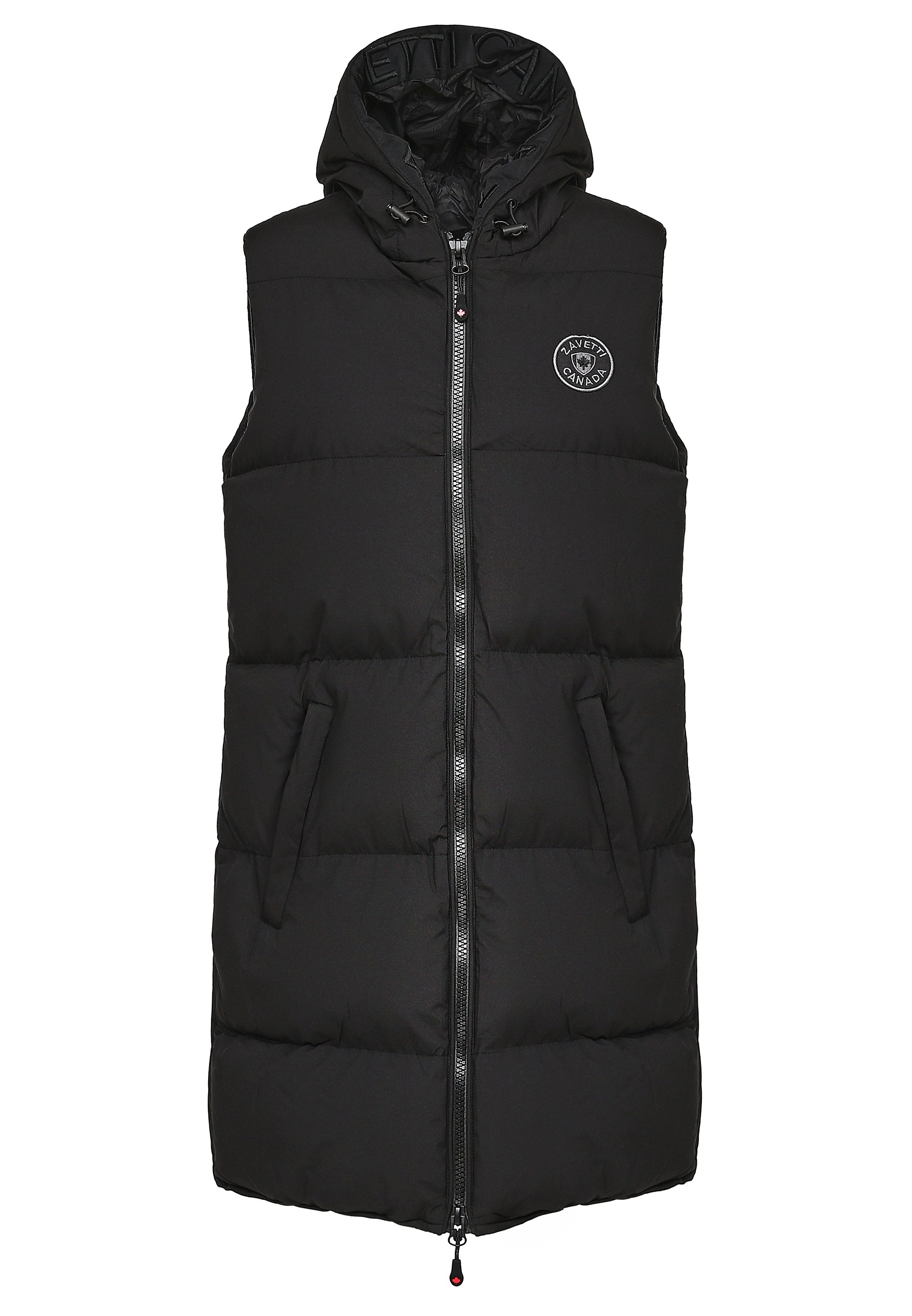 Alessandro Zavetti SALVINO LONGLINE GILET - Waistcoat - black