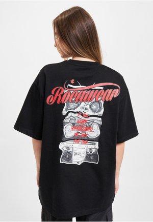 Print T-shirt - black