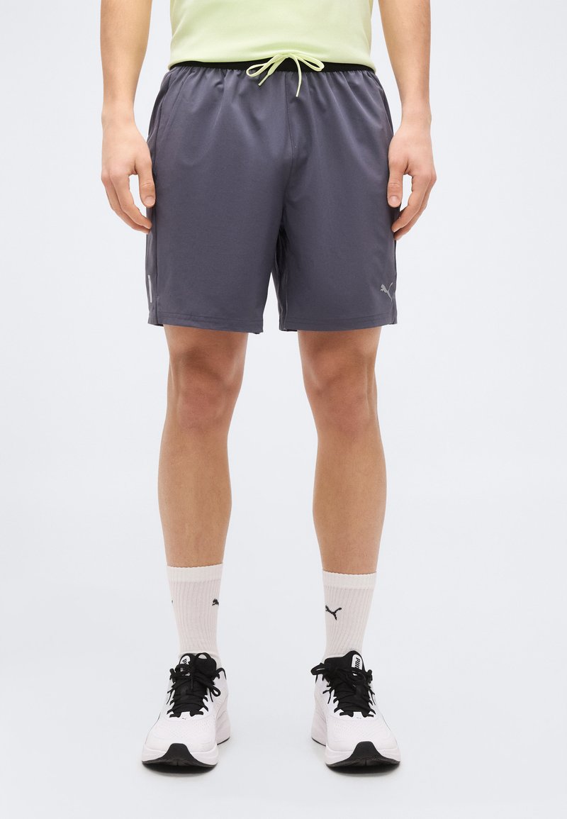 Puma M PWRTRAIN MIX - Sportovní kraťasy - galactic gray