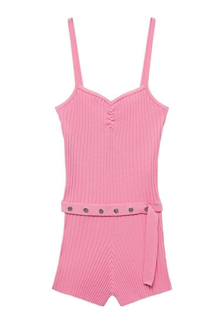 Mango Jumpsuit donkerroze