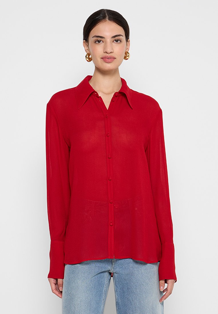 TORY BURCH Overhemdblouse rood