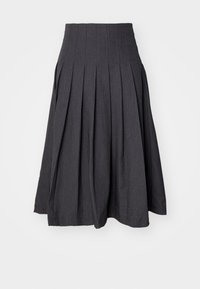 VIRAGNA PLEATED SKIRT - Pleated skirt - dark grey