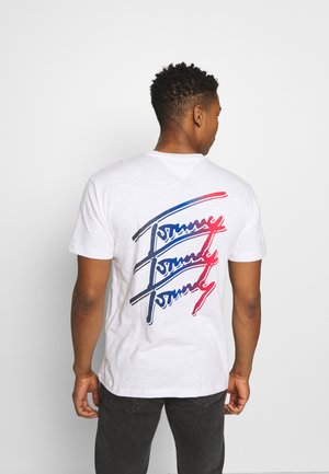 REPEAT SCRIPT TEE UNISEX - Camiseta estampada - white
