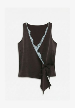 Vero Moda, TOP VMJULIE TOP - Bluse - chocolate torte