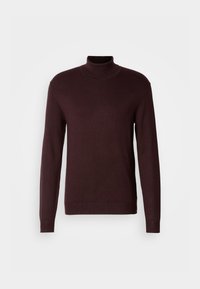 ROLL NECK  - Pulover - black cherry mel