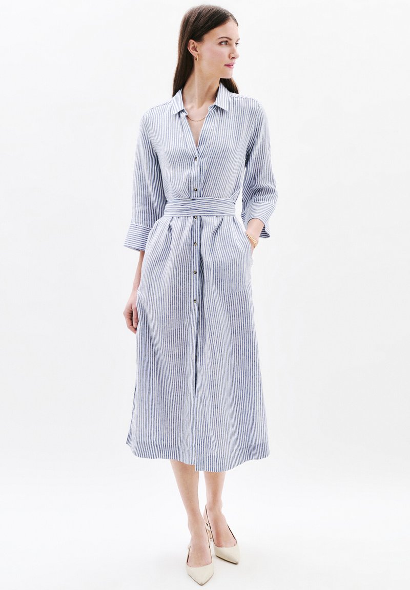 Caroll Robe chemise - denim stone