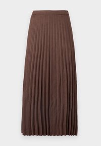ONLRINEA PLEAT SKIRT - Fustă maxi - brown