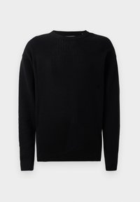 JORGREENE STRUCTURE CREW NECK - Striktrøje - black