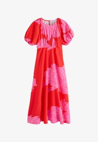 Selected, red pink floral printed