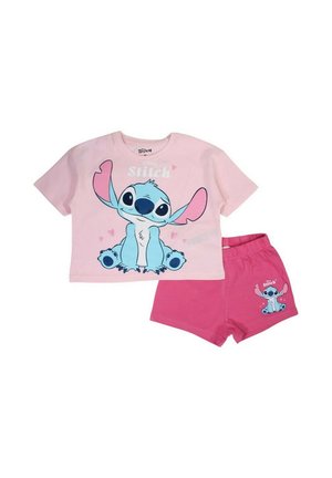 ENSEMBLE LILO ET STITCH - Pantalon de survêtement - rose