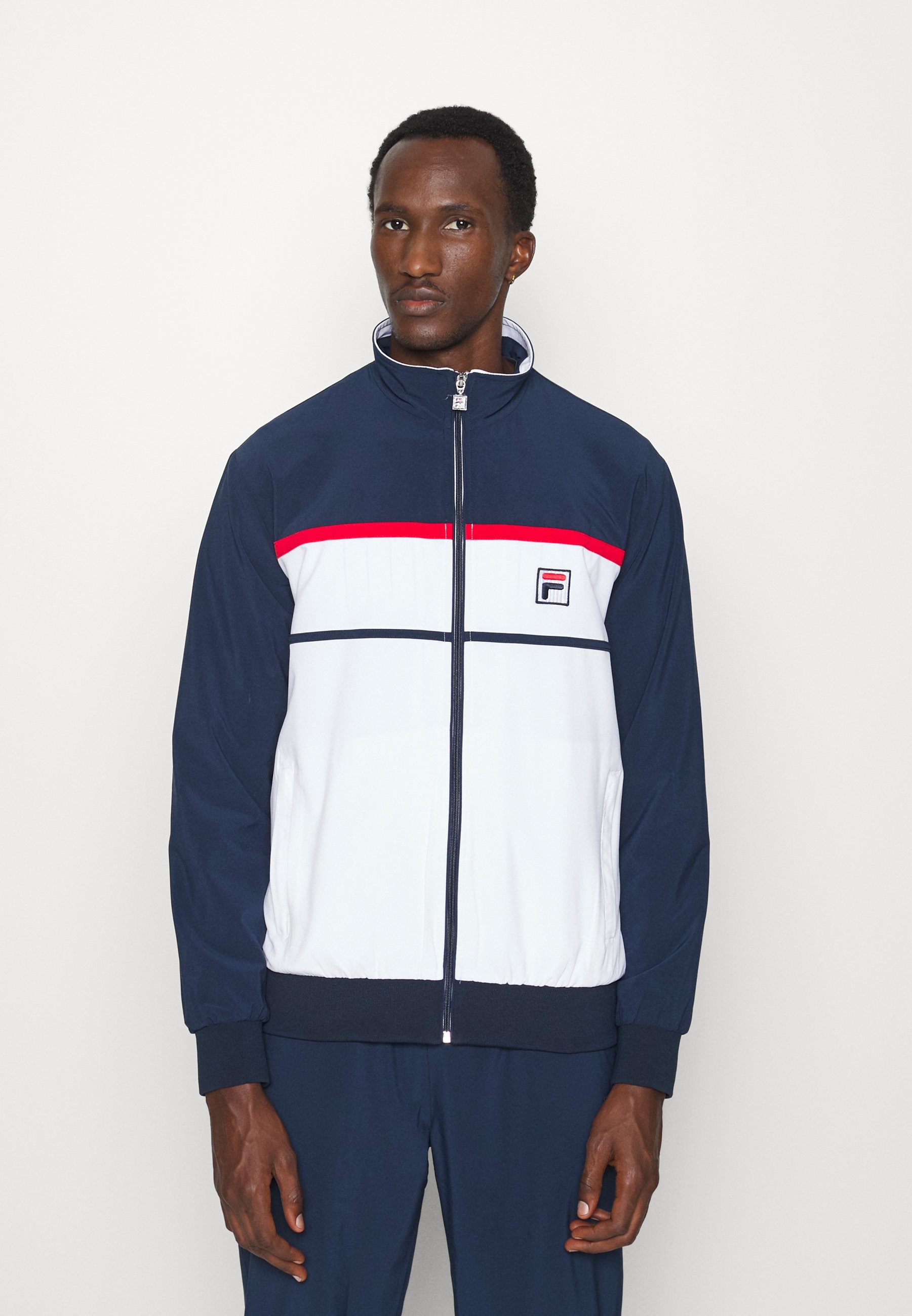 TRACKSUIT MAX - Trainingspak - white/peacoat blue/wit - Zalando.nl