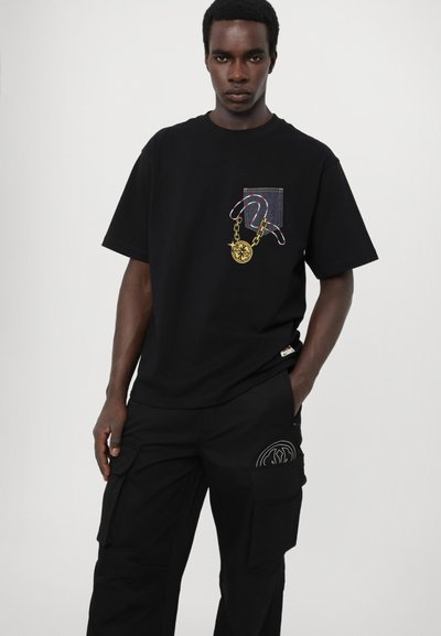 Evisu KAMON SEAGULL PANTS - Cargobroek - black